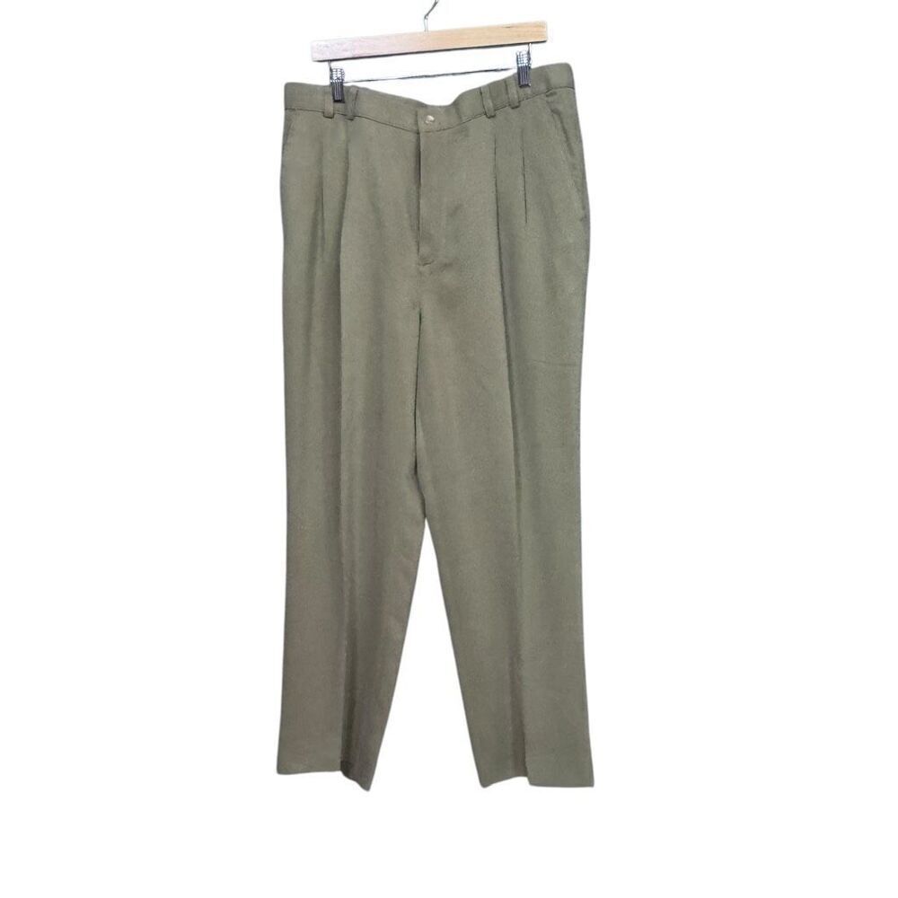 Tori Richard Tencel pleated Casual Pants Mens size 36" Lyocell